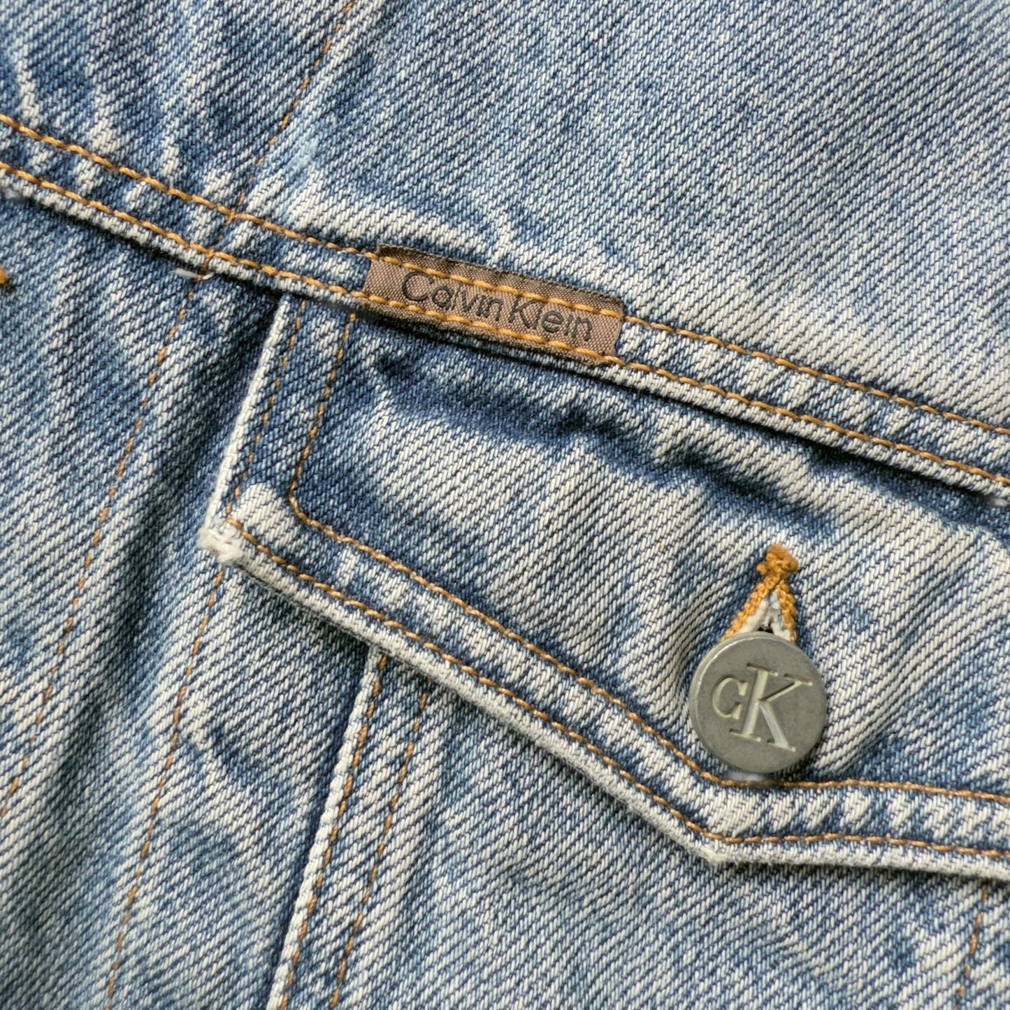 【USED】Calvin Klein Denim Jacket "Made in USA"