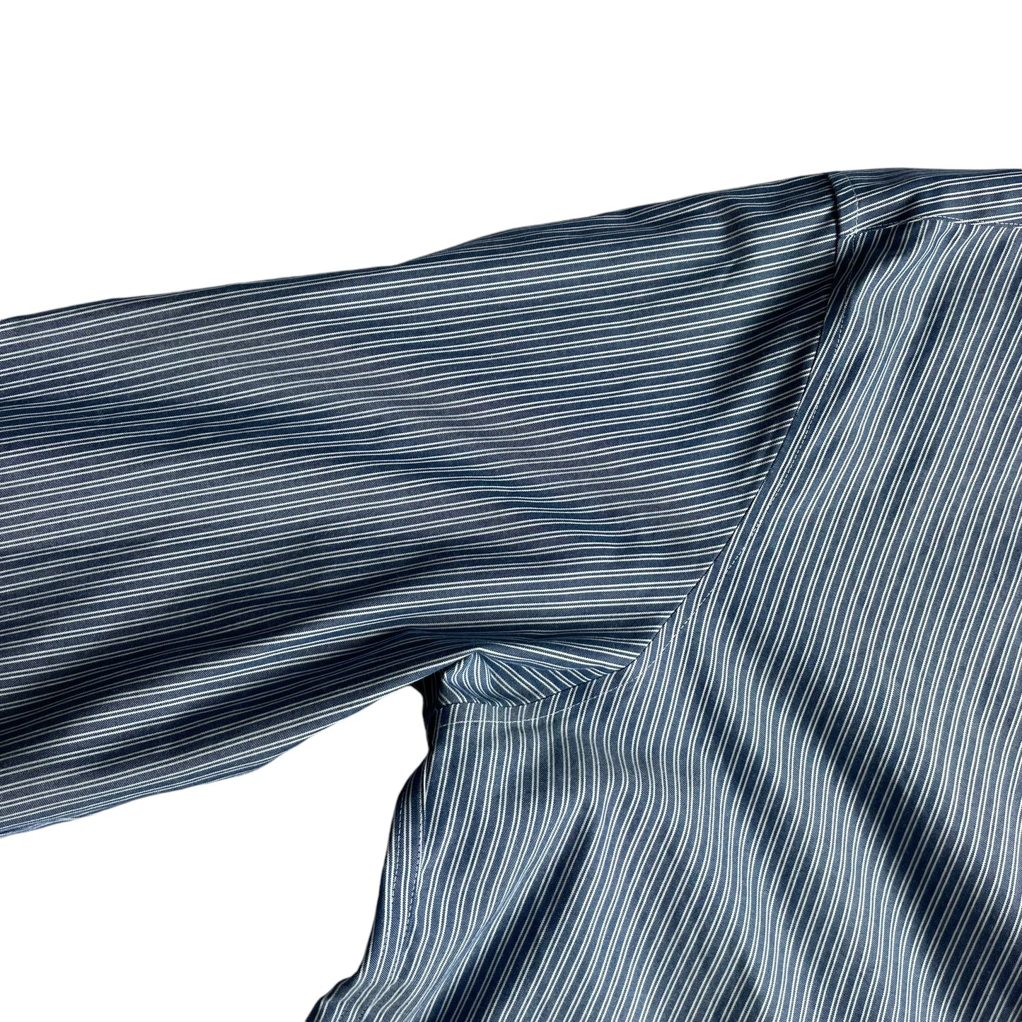 Eddie Bauer Cotton Stripe L/SL BD Shirt Wrinkle Resistant Relaxed Fit
