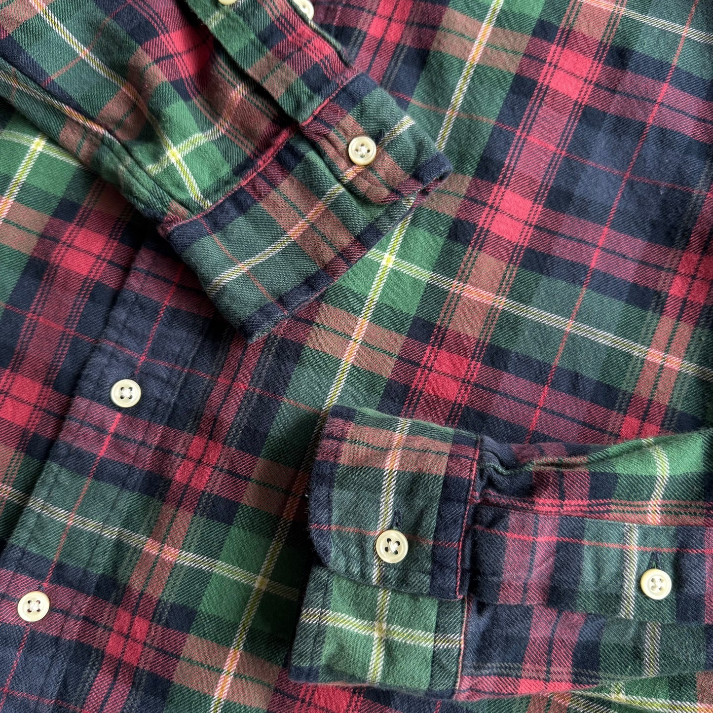 【USED】Ralph Lauren L/SL Check BD Shirt