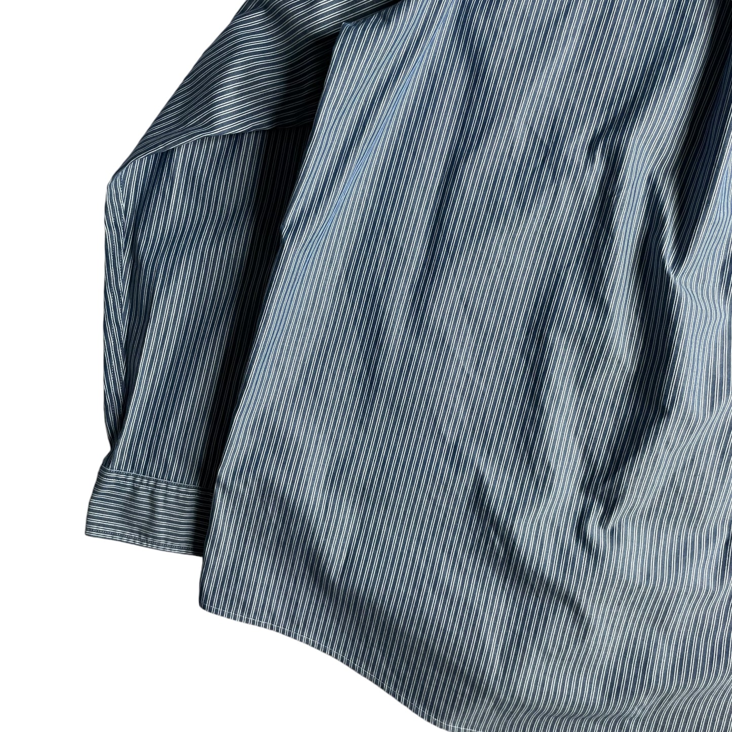 Eddie Bauer Cotton Stripe L/SL BD Shirt Wrinkle Resistant Relaxed Fit