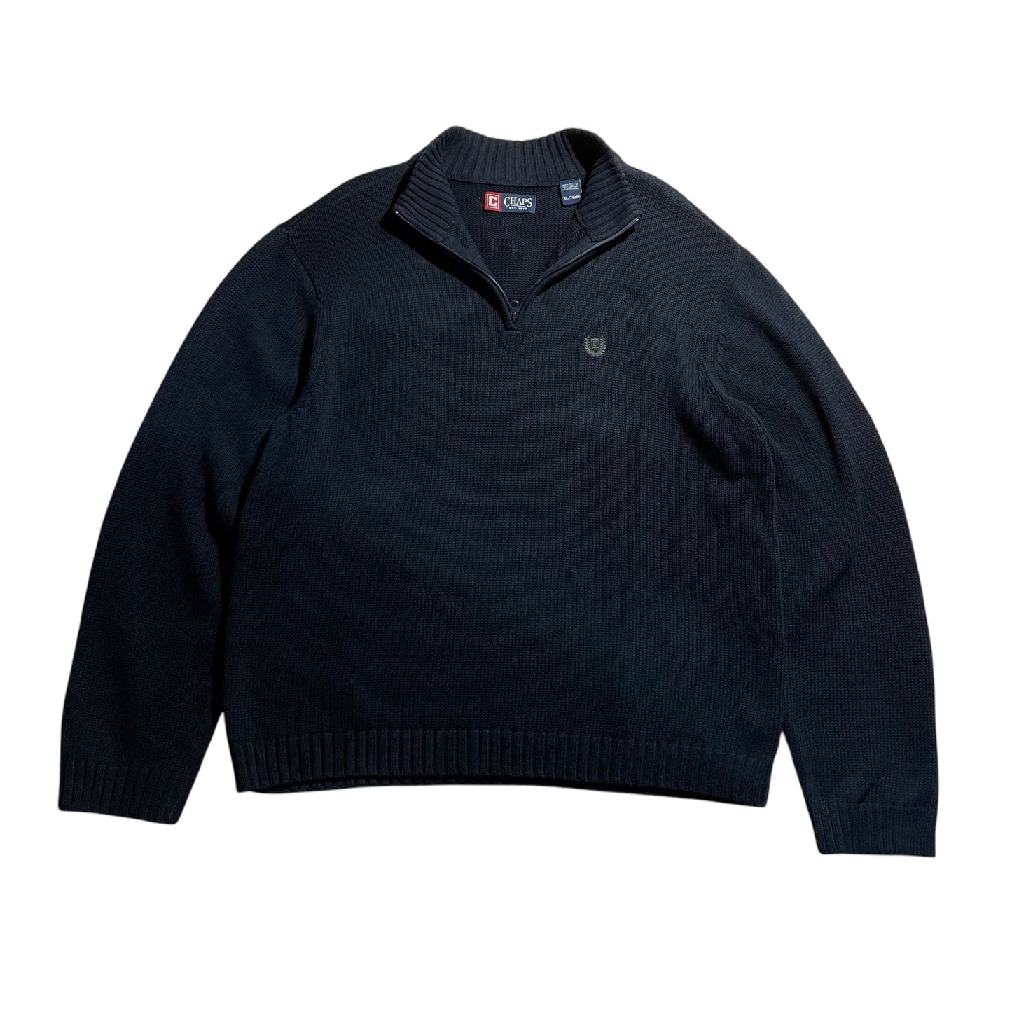 【USED】Chaps Half Zip Sweater