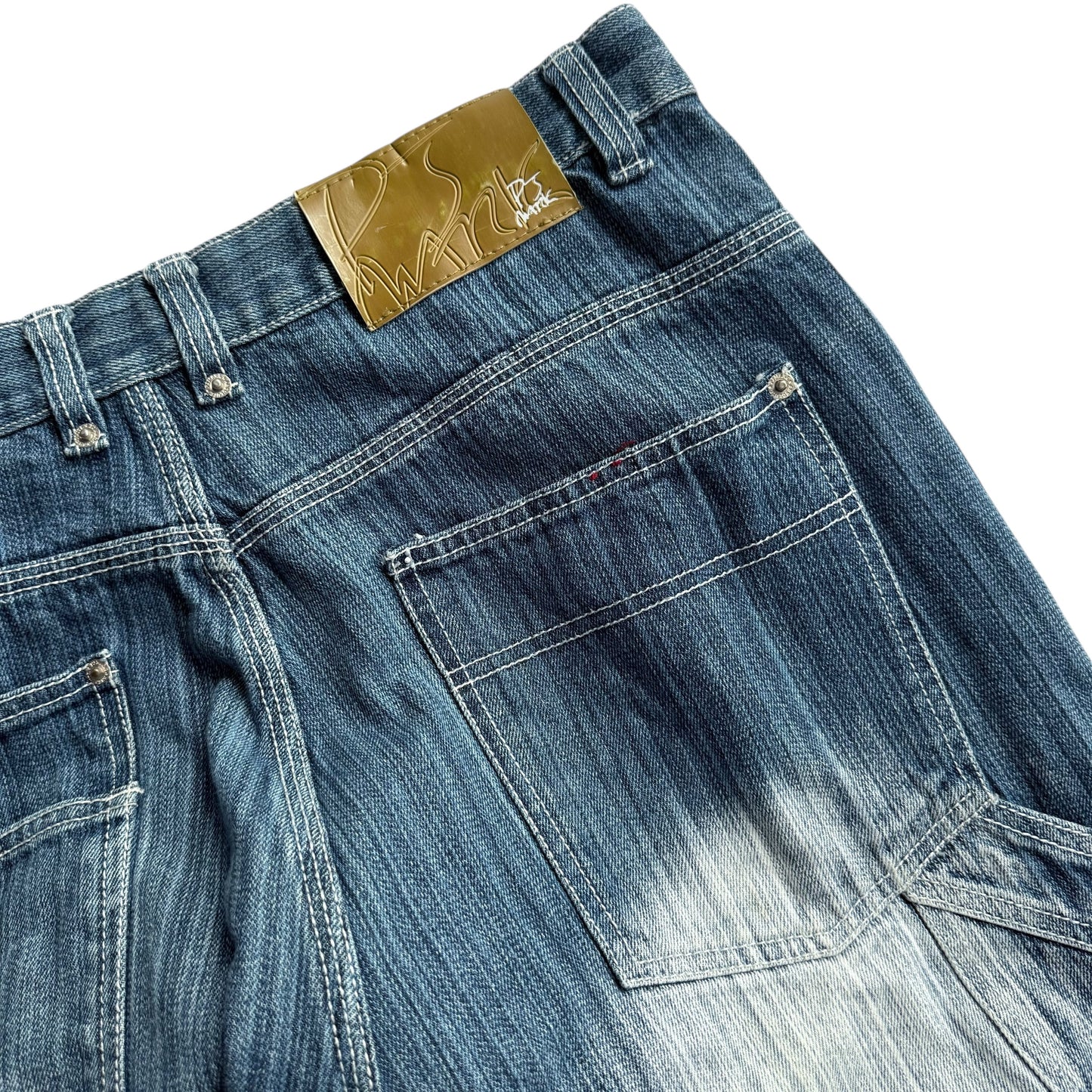【USED】PJ Mark Washed Denim Painter Pants