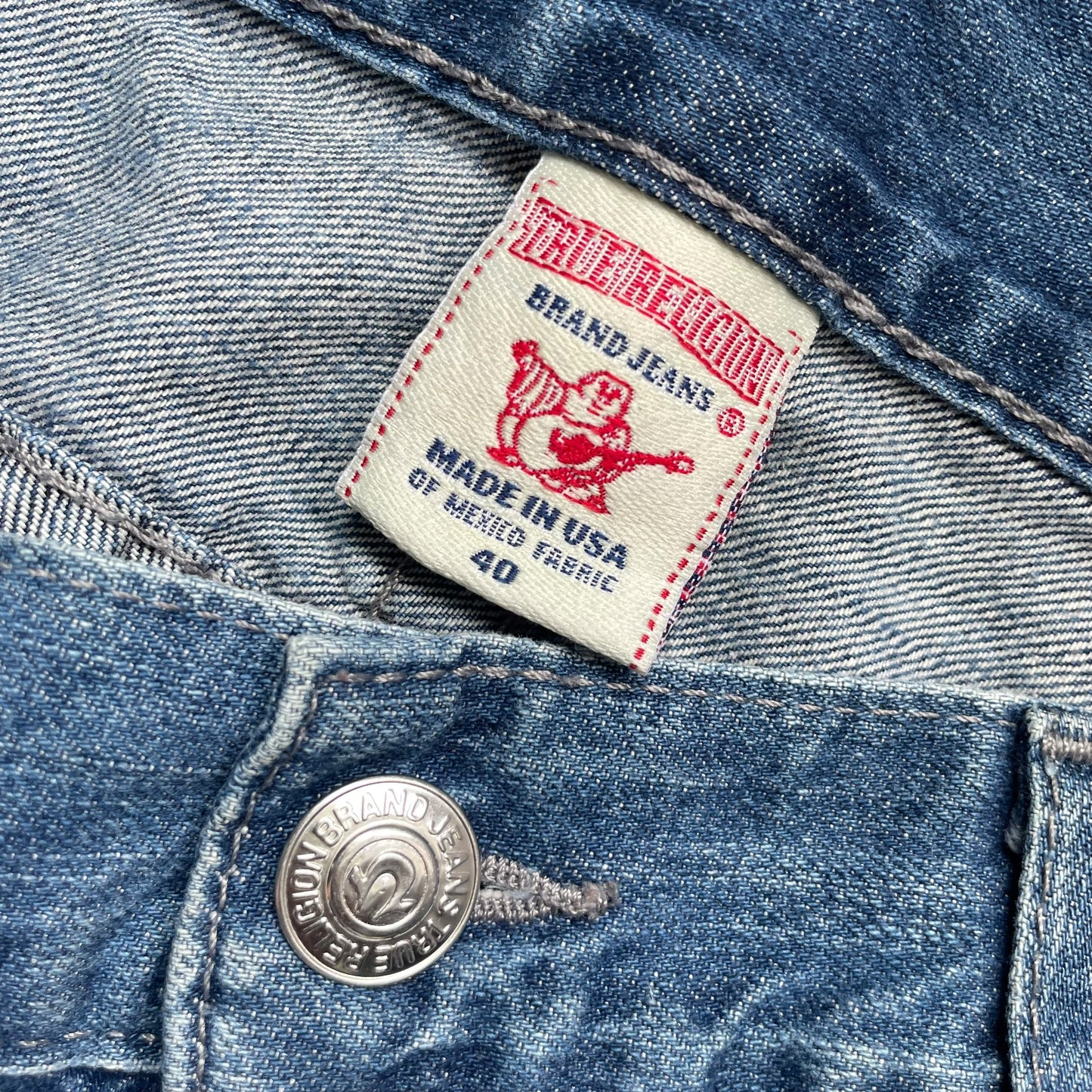 True Religion Straight Fit Jeans Made in USA