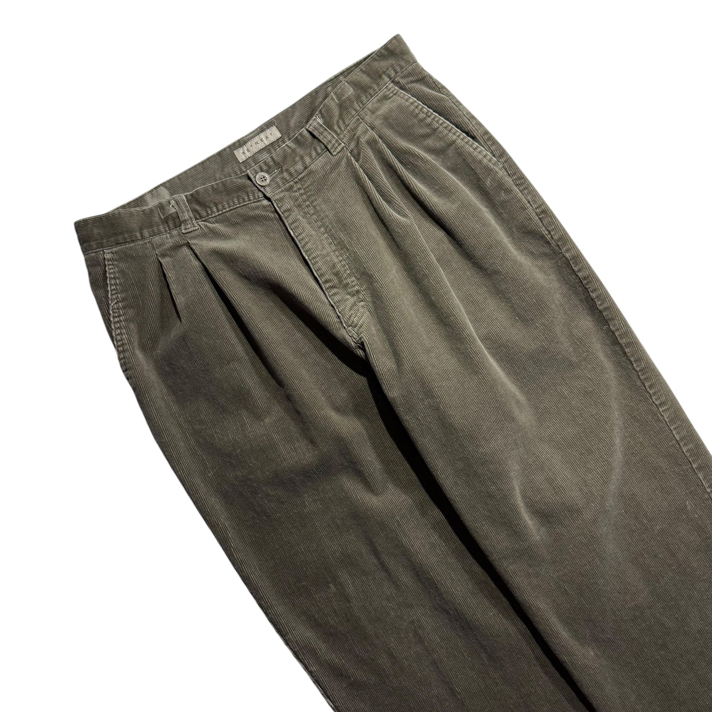 【USED】Retreat 2 Tuck Corduroy Pants