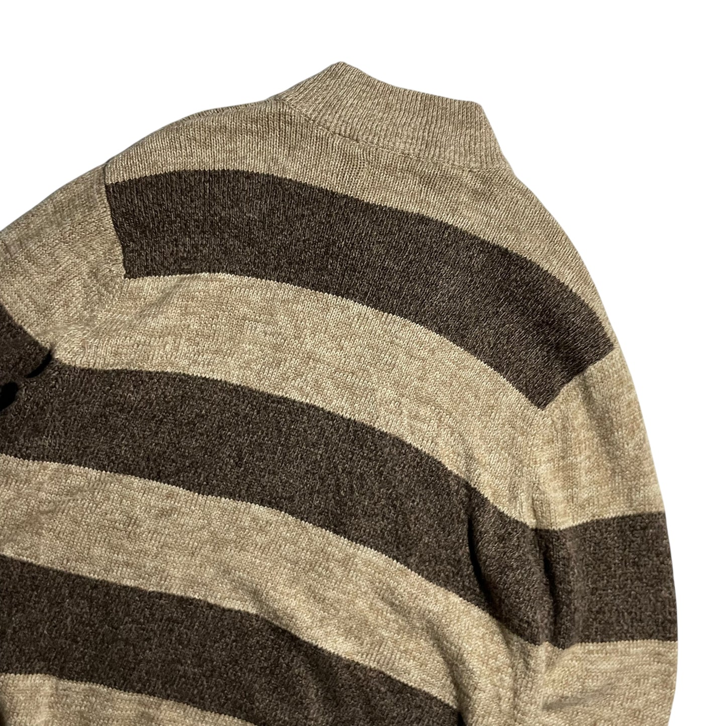 【USED】Chaps Half Zip Border Sweater