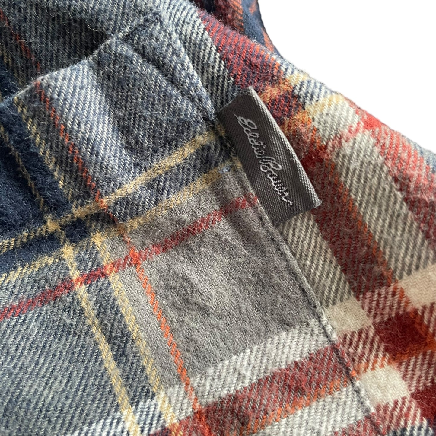 Eddie Bauer Cotton Check L/SL Flannel Shirt