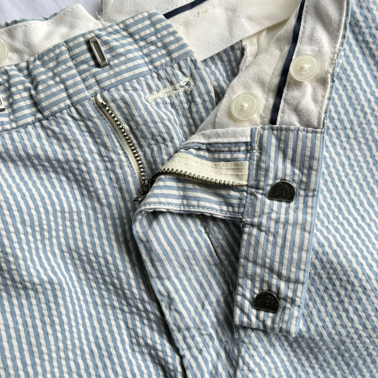 【USED】Polo Ralph Lauren ポロラルフローレン Seersucker Shorts シアサッカー ショートパンツ 36inch
