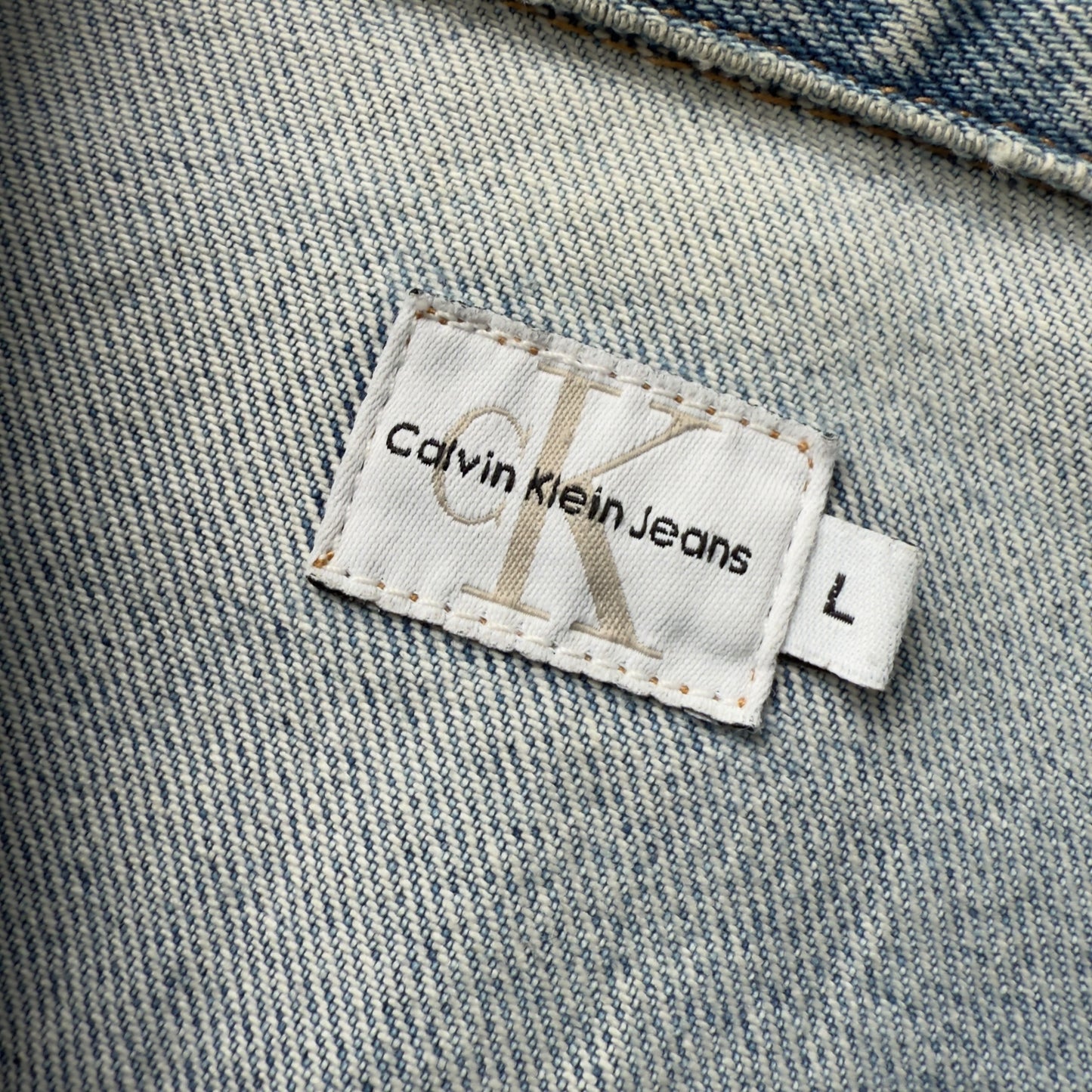 【USED】Calvin Klein Denim Jacket "Made in USA"
