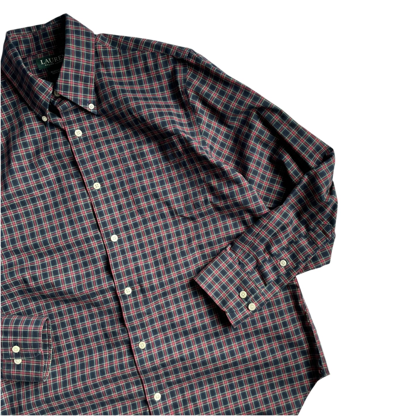 Lauren by Ralph Lauren L/SL BD Check Shirt