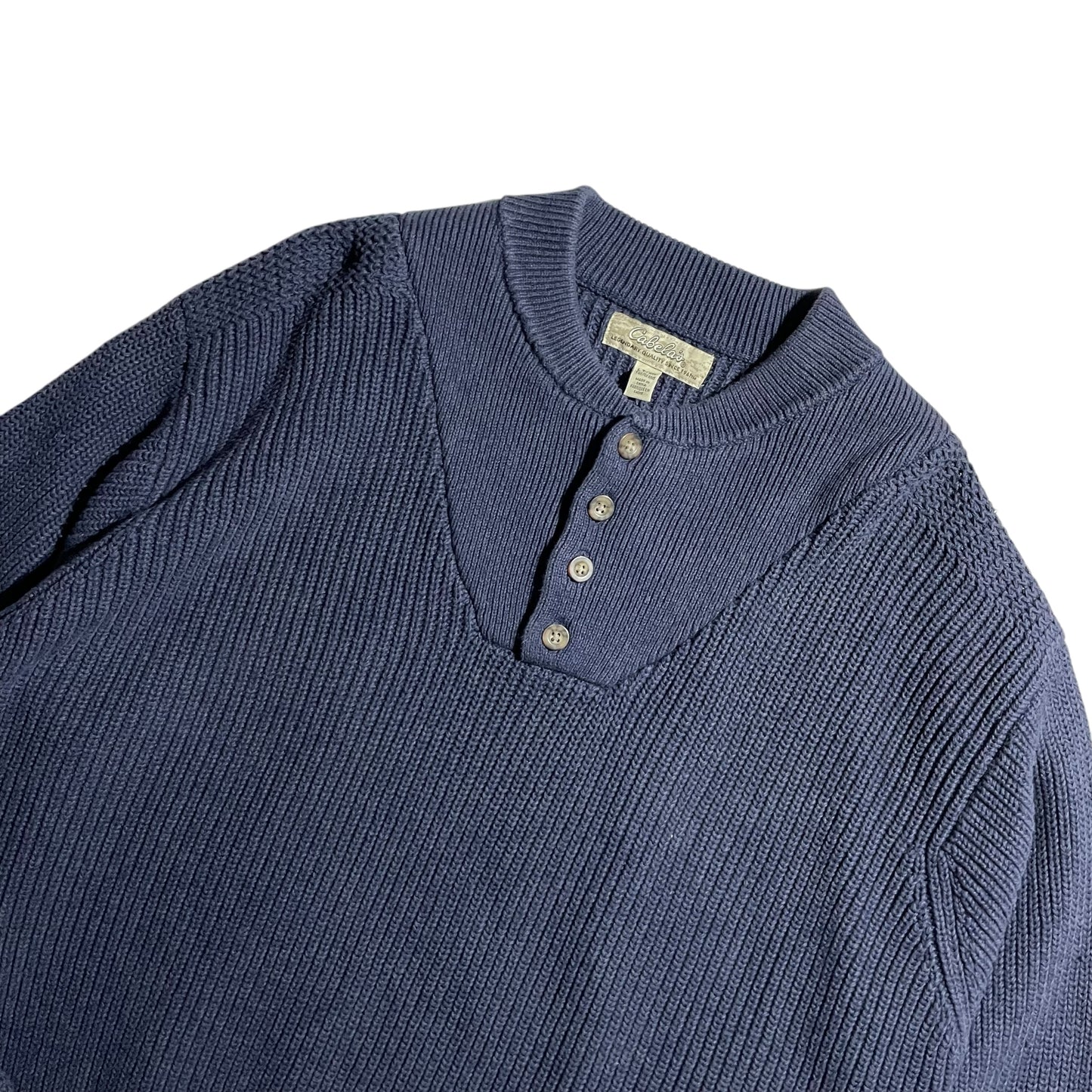 【USED】Cabela’s Henly Neck Cotton Sweater