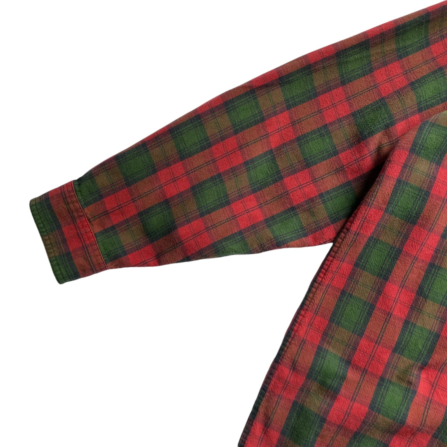 L.L. Bean Cotton Check L/SL Flannel BD Shirt