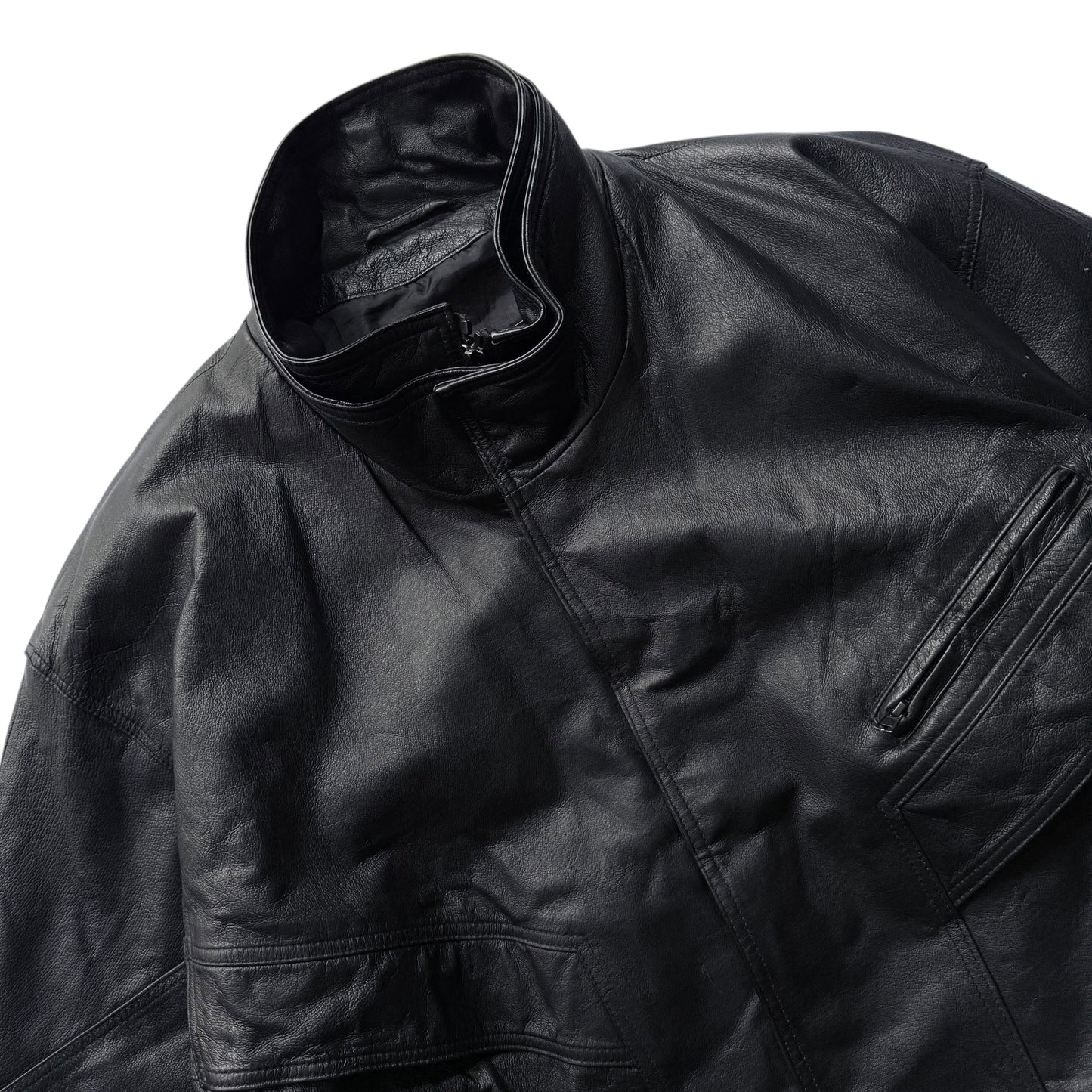 【USED】Pelle Cuir Leather Jacket "Made in Canada"