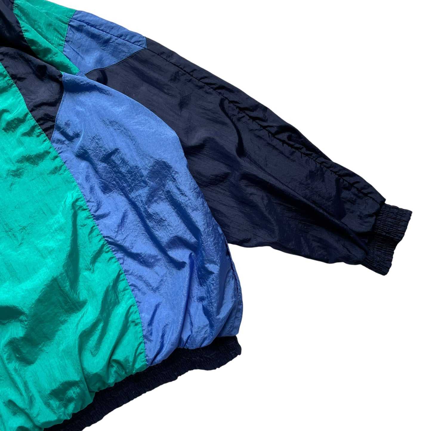 90s Visor Multicolor Nylon Track Jacket