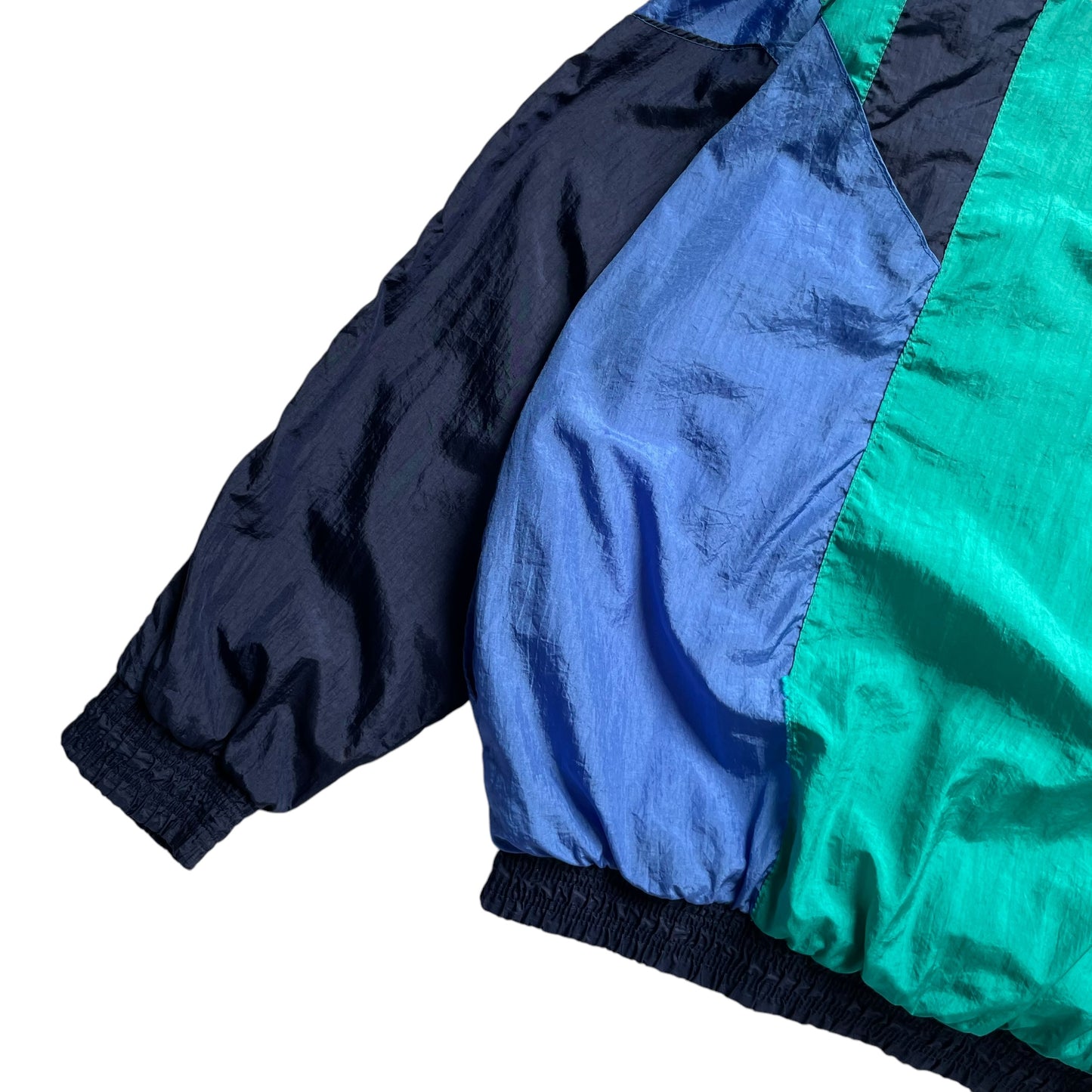 90s Visor Multicolor Nylon Track Jacket