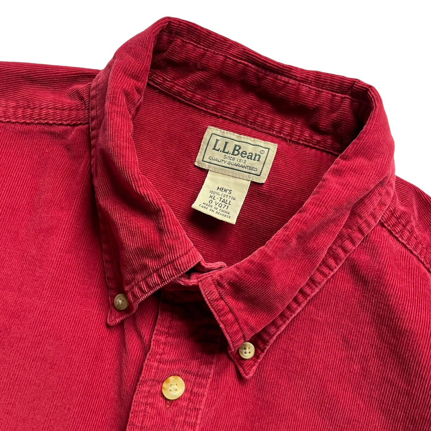 L.L. Bean L/SL Corduroy BD Shirt