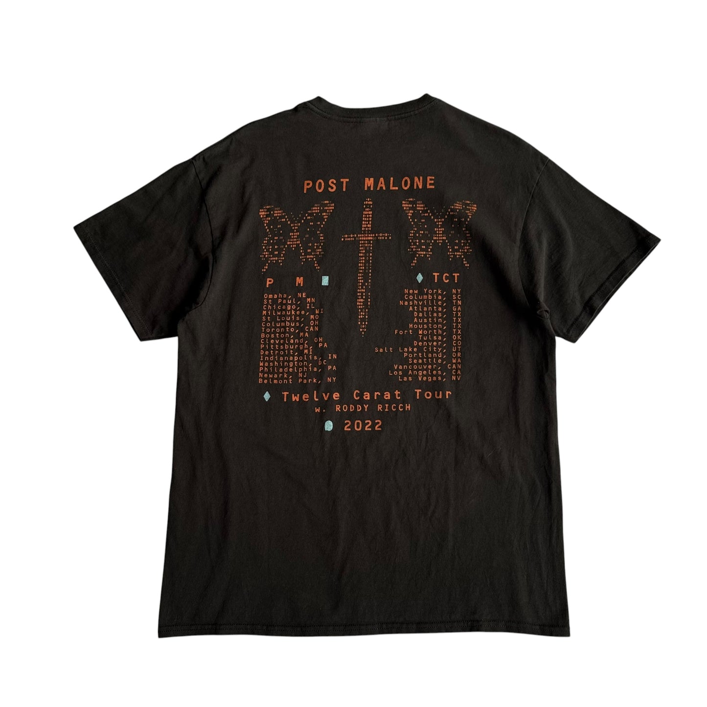 【USED】Post Malone ポストマローン DELTA S/SL Tee 半袖Tシャツ Lサイズ