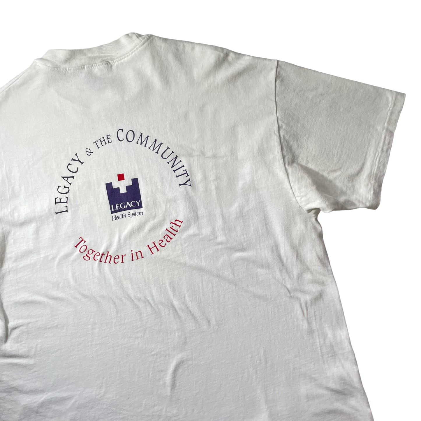 90s Hanes Beefy "Legacy&The Community " S/SL Tee Made in USA