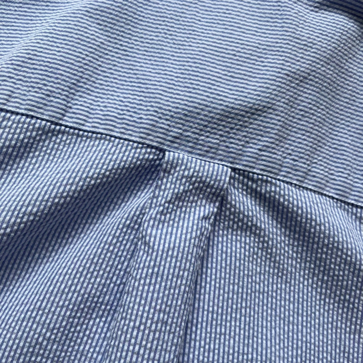 L.L. Bean Stripe Seersucker BD Shirt