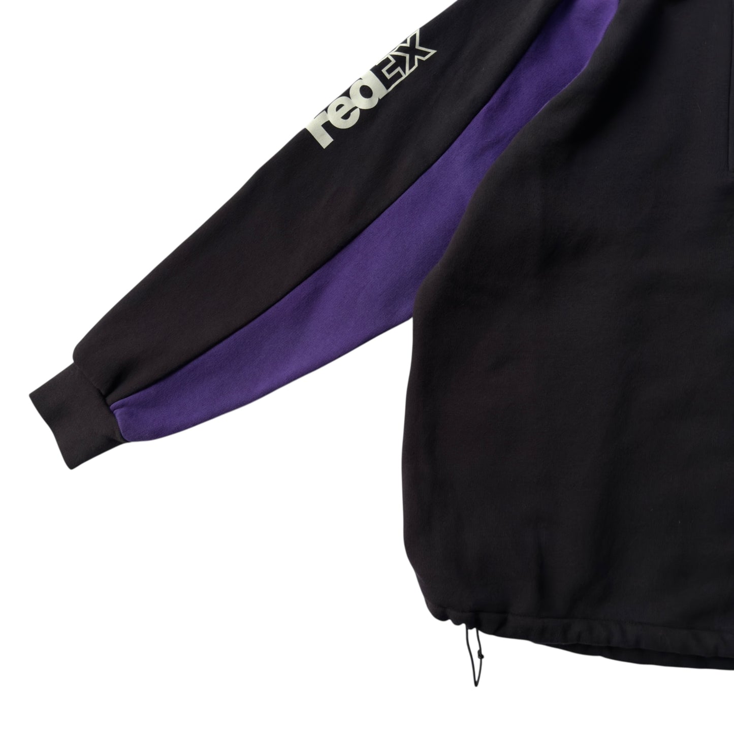 【USED】FeDex Haif Zip Sweat Polo