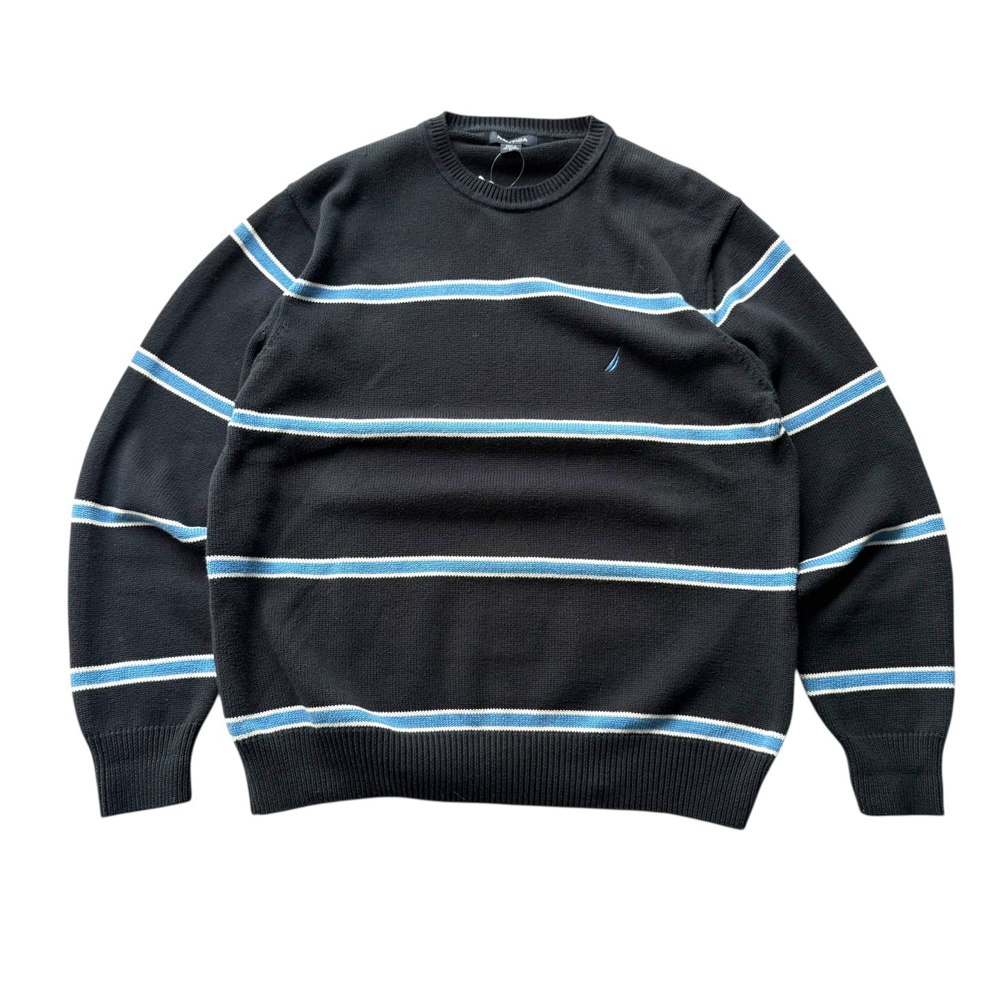 【USED】Nautica Stripe Cotton Sweater