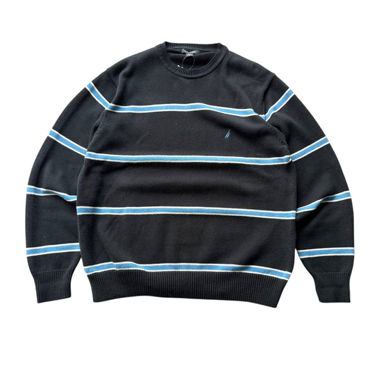 【USED】Nautica Stripe Cotton Sweater