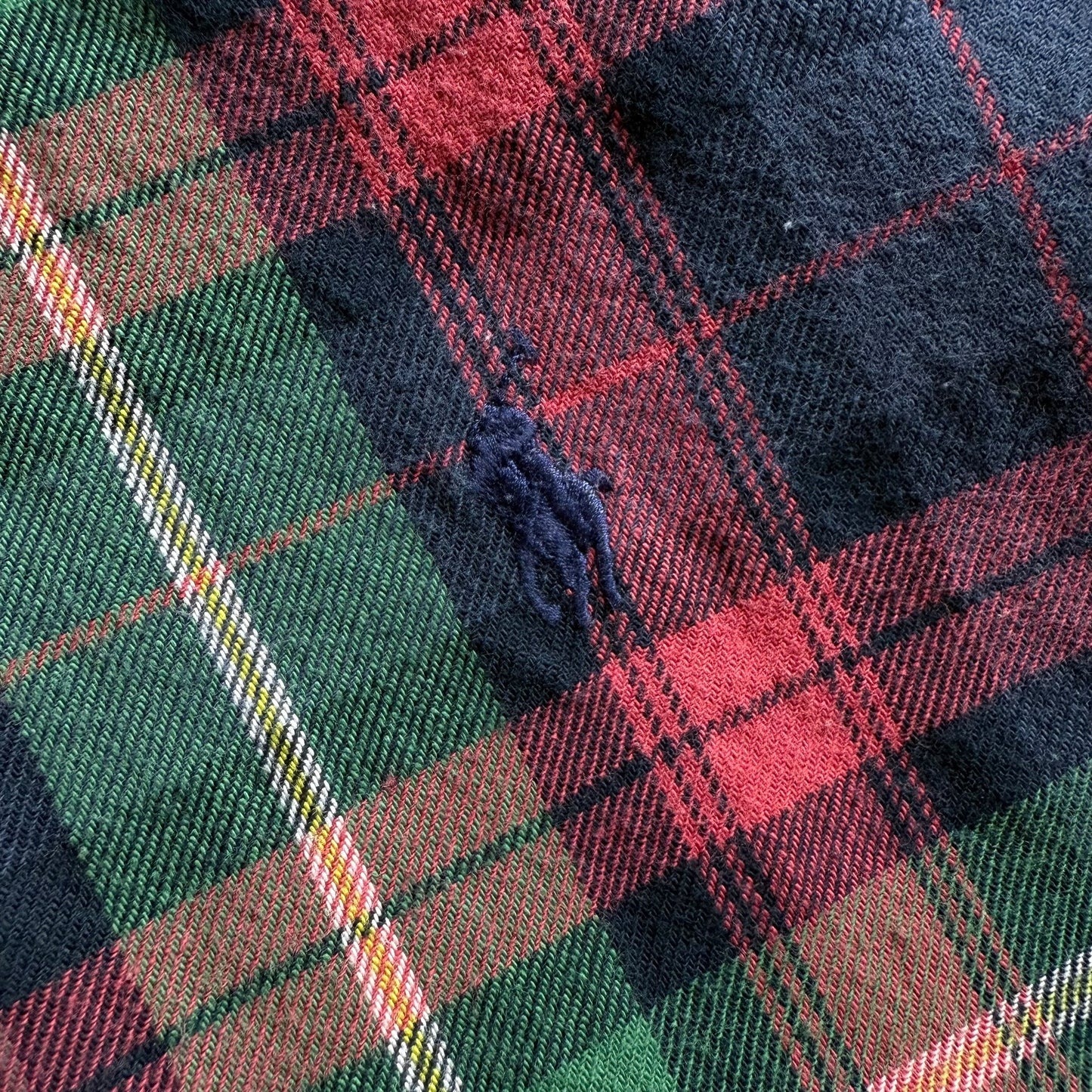 【USED】Ralph Lauren L/SL Check BD Shirt