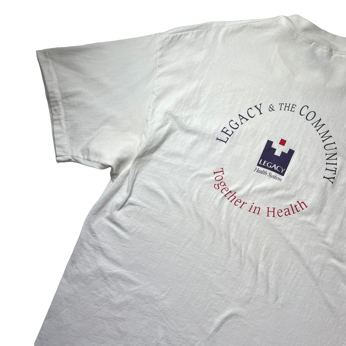 90s Hanes Beefy "Legacy&The Community " S/SL Tee Made in USA