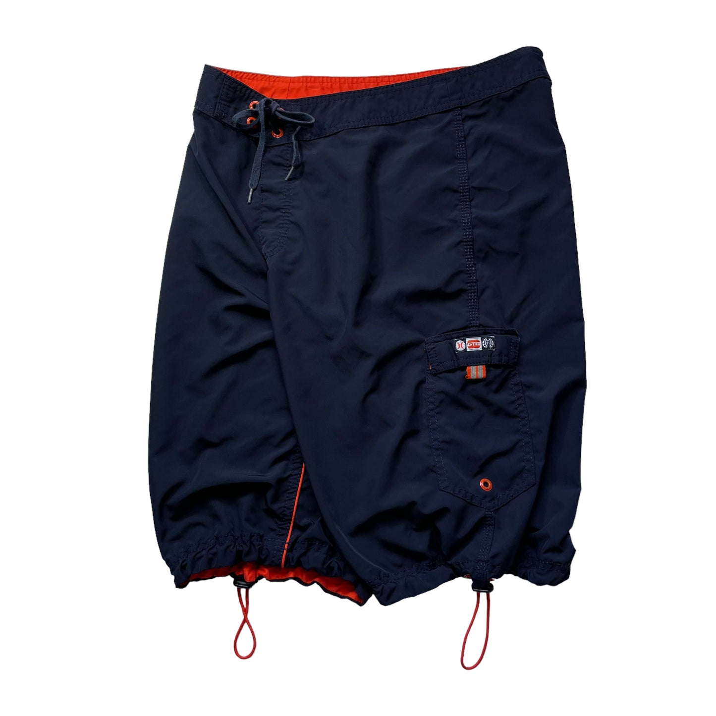 Hurley Drawstring Nylon Cargo Swim Trunk