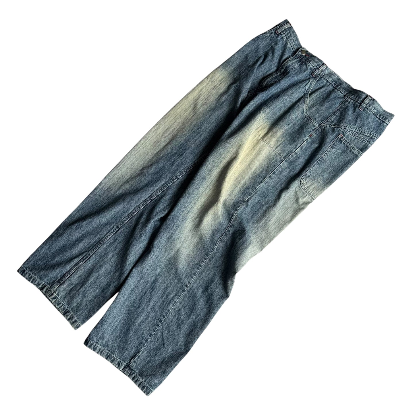 【USED】BROOKLYN EXPRESS WASHED BAGGY JEANS