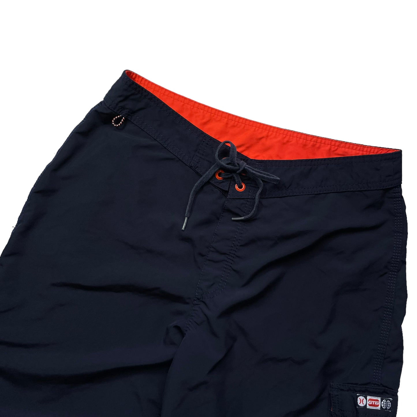 Hurley Drawstring Nylon Cargo Swim Trunk