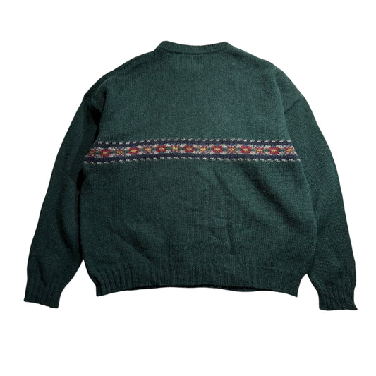 【USED】Woolrich Crewneck Wool Sweater Made in USA