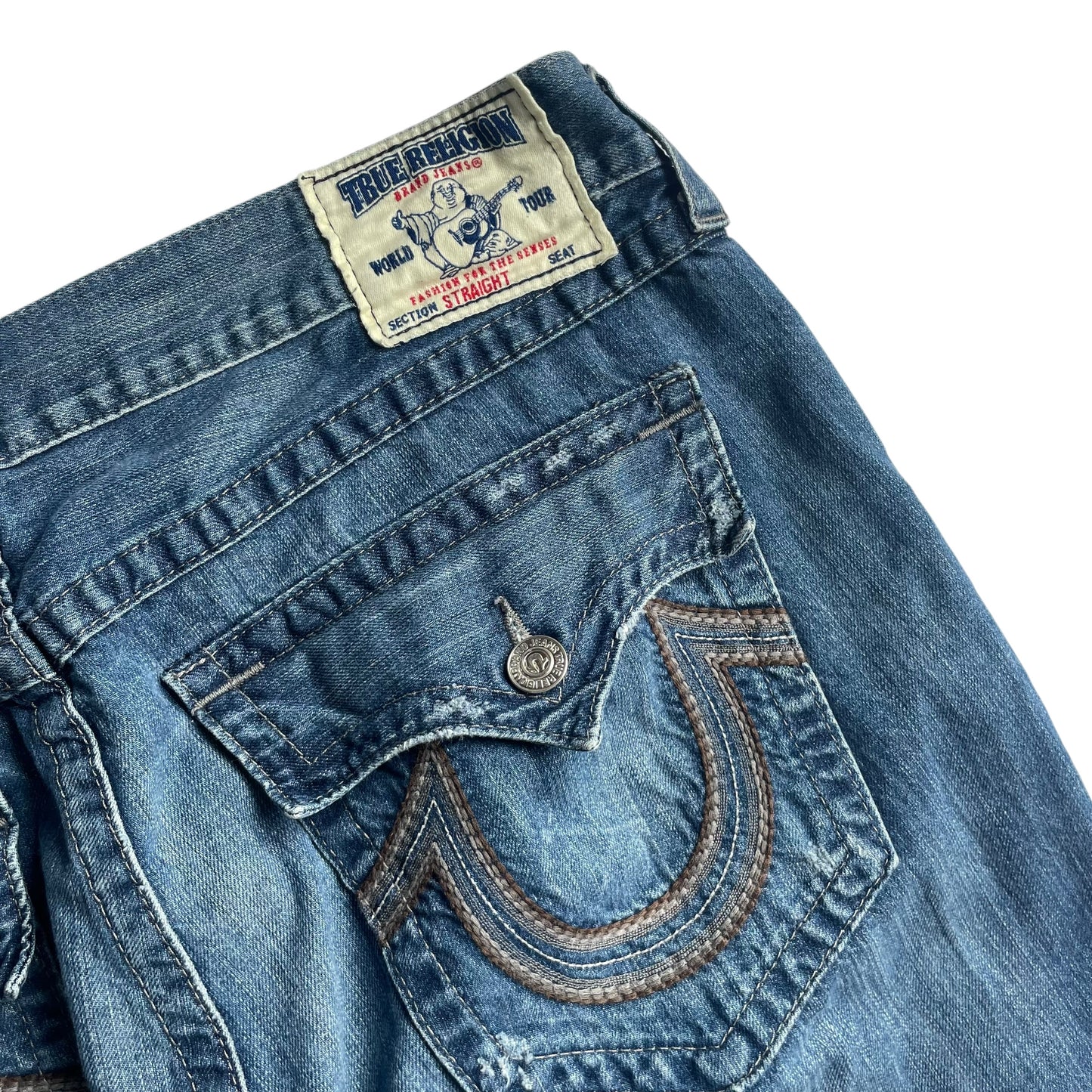 True Religion Straight Fit Jeans Made in USA