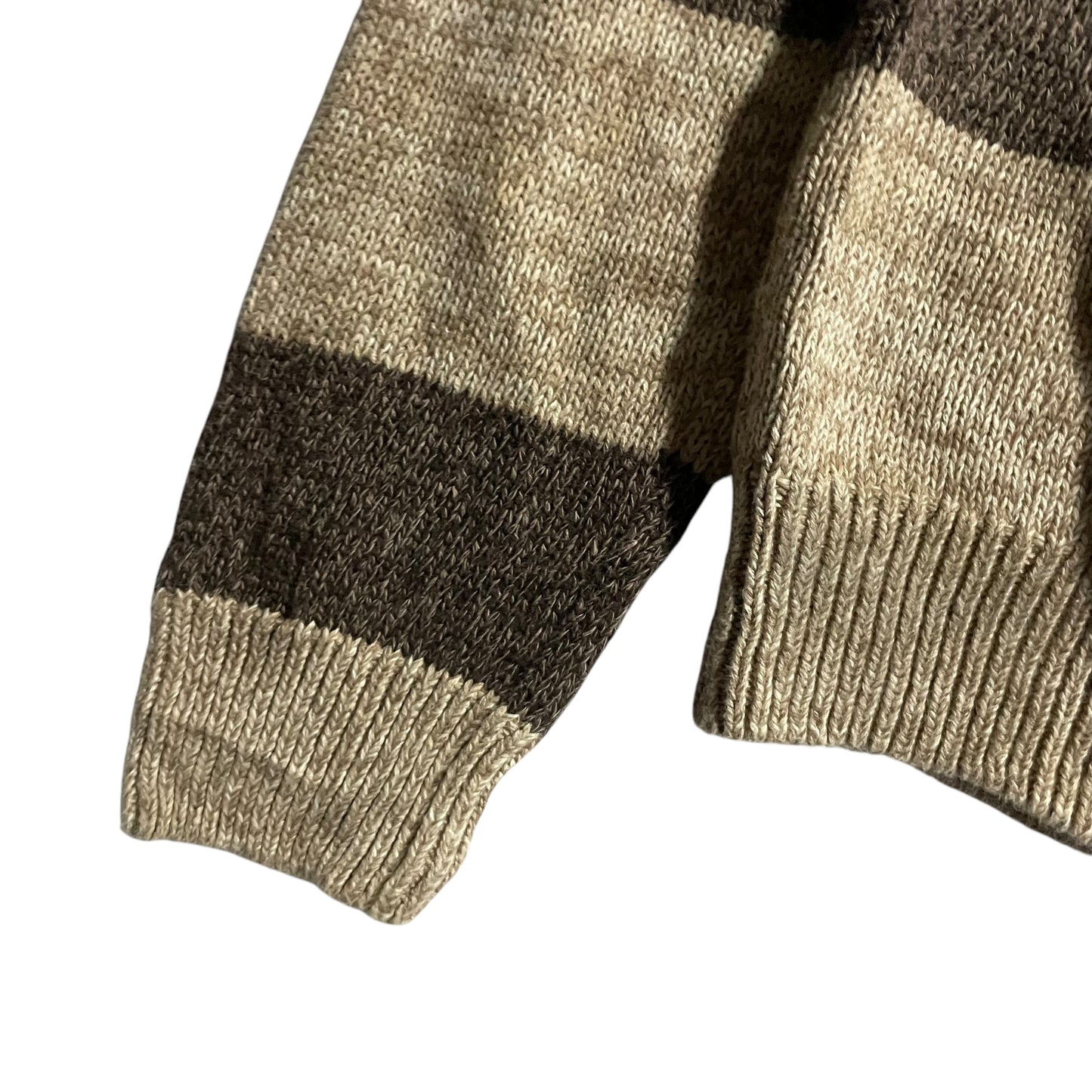 【USED】Chaps Half Zip Border Sweater