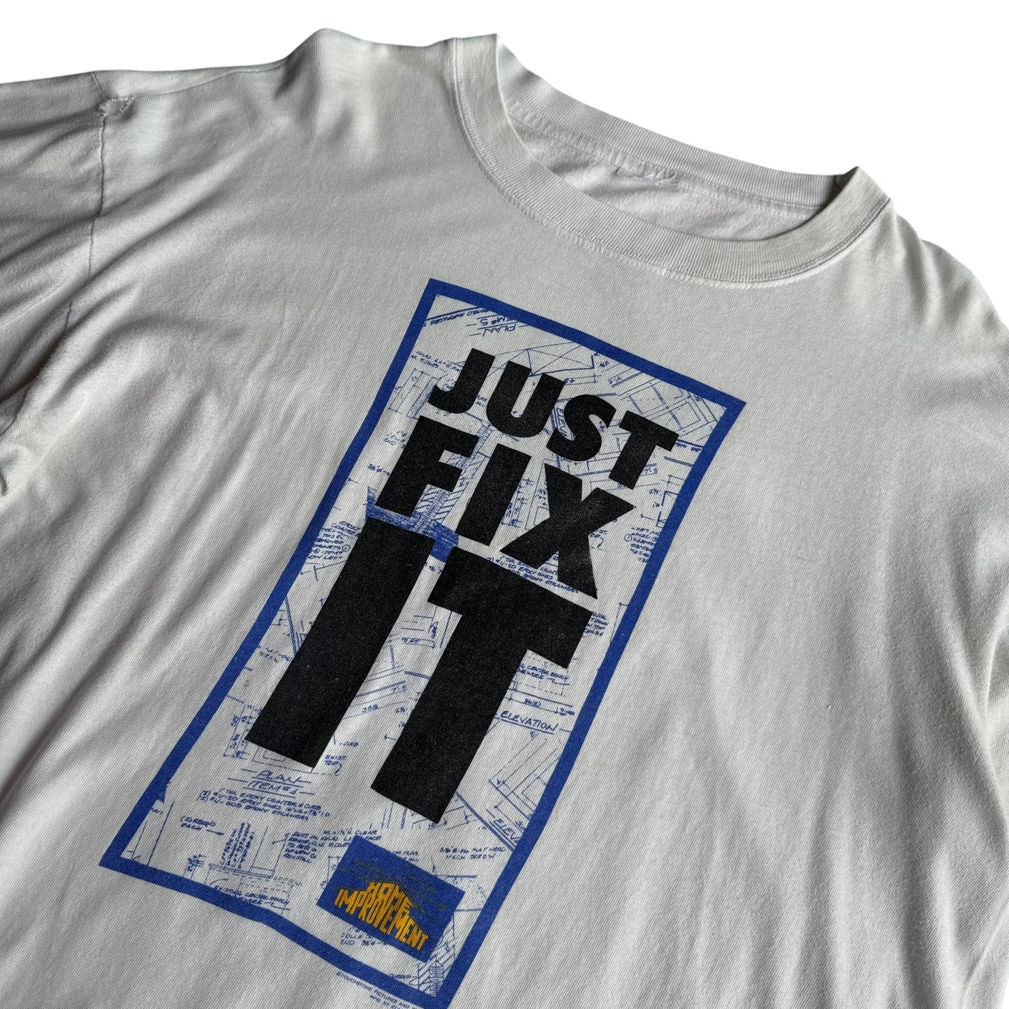 【USED】HOME IMPROVEMENT JUST FIX IT S/SL TEE 半袖Tシャツ L-XLサイズ相当