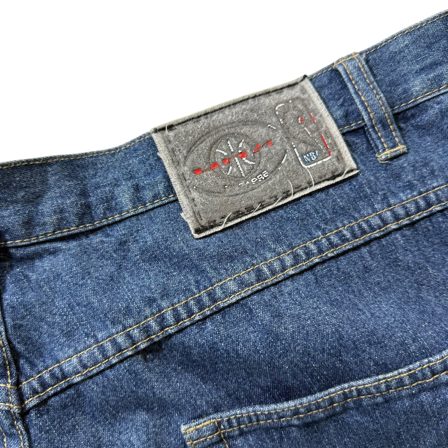 【USED】UNK NBA Logo Patch Baggy Jeans