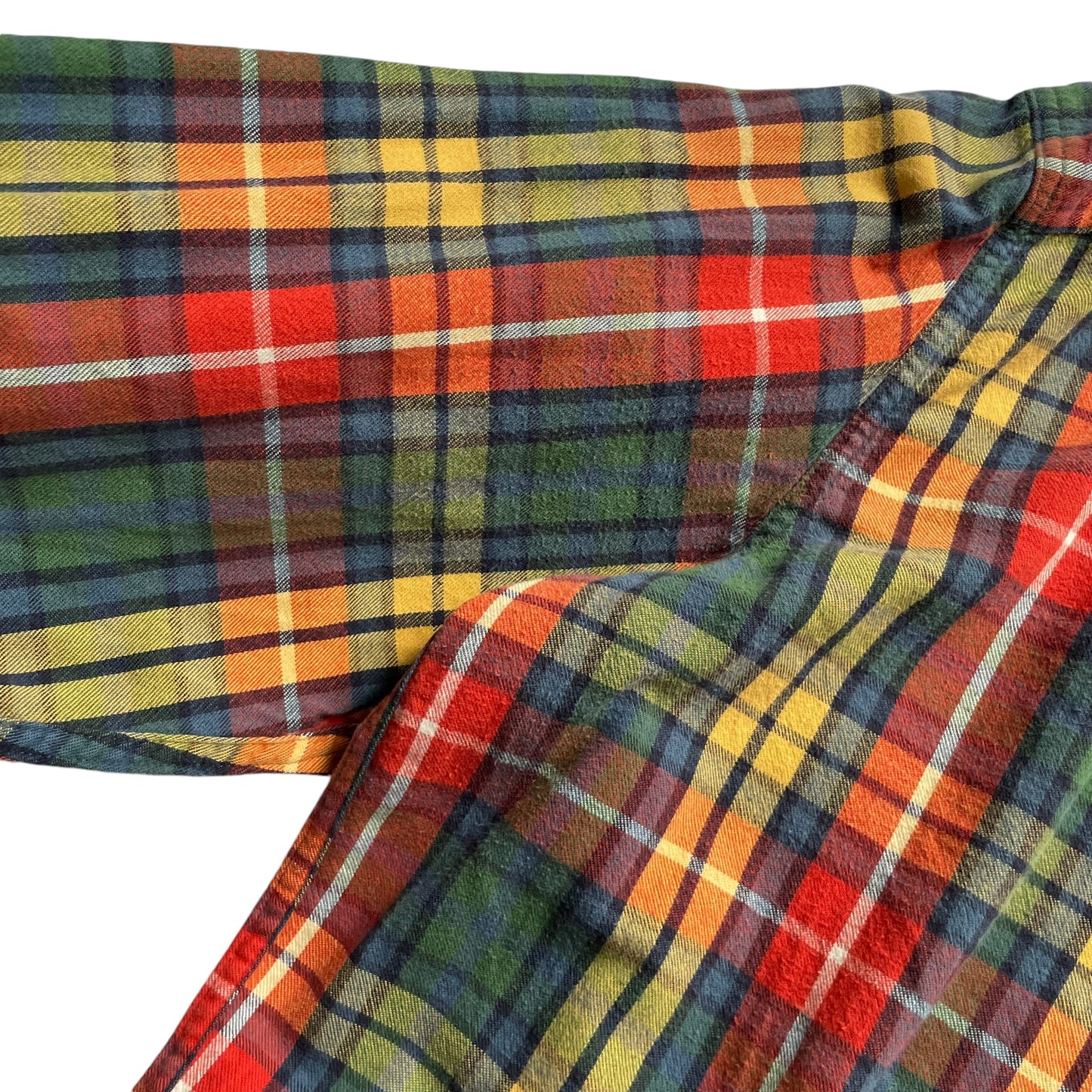 L.L. Bean Multicolor Check L/SL Cotton BD Shirt