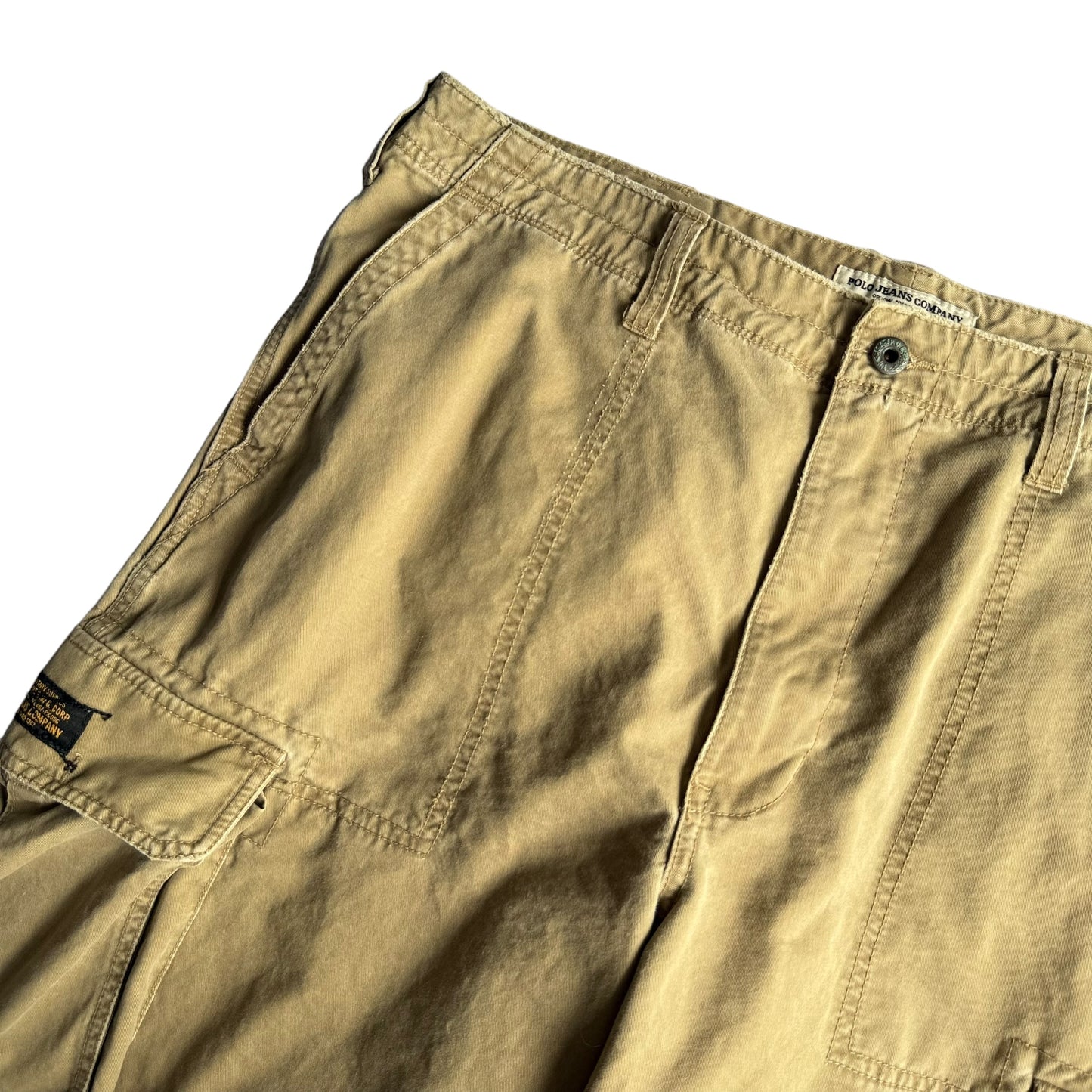 【USED】Polo Jeans ポロジーンズ Cargo Shorts カーゴショーツ ハーフパンツ 38インチ