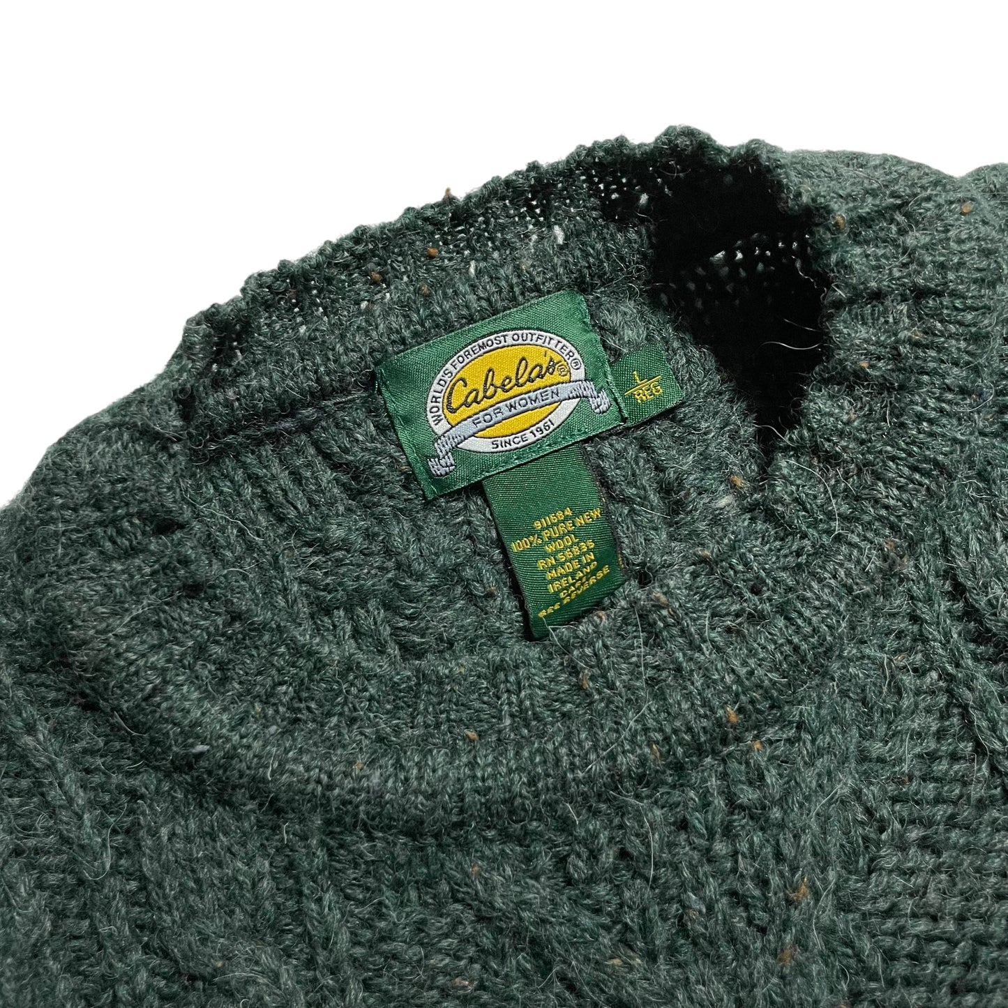 【USED】Cabela’s Crew Neck Wool Sweater