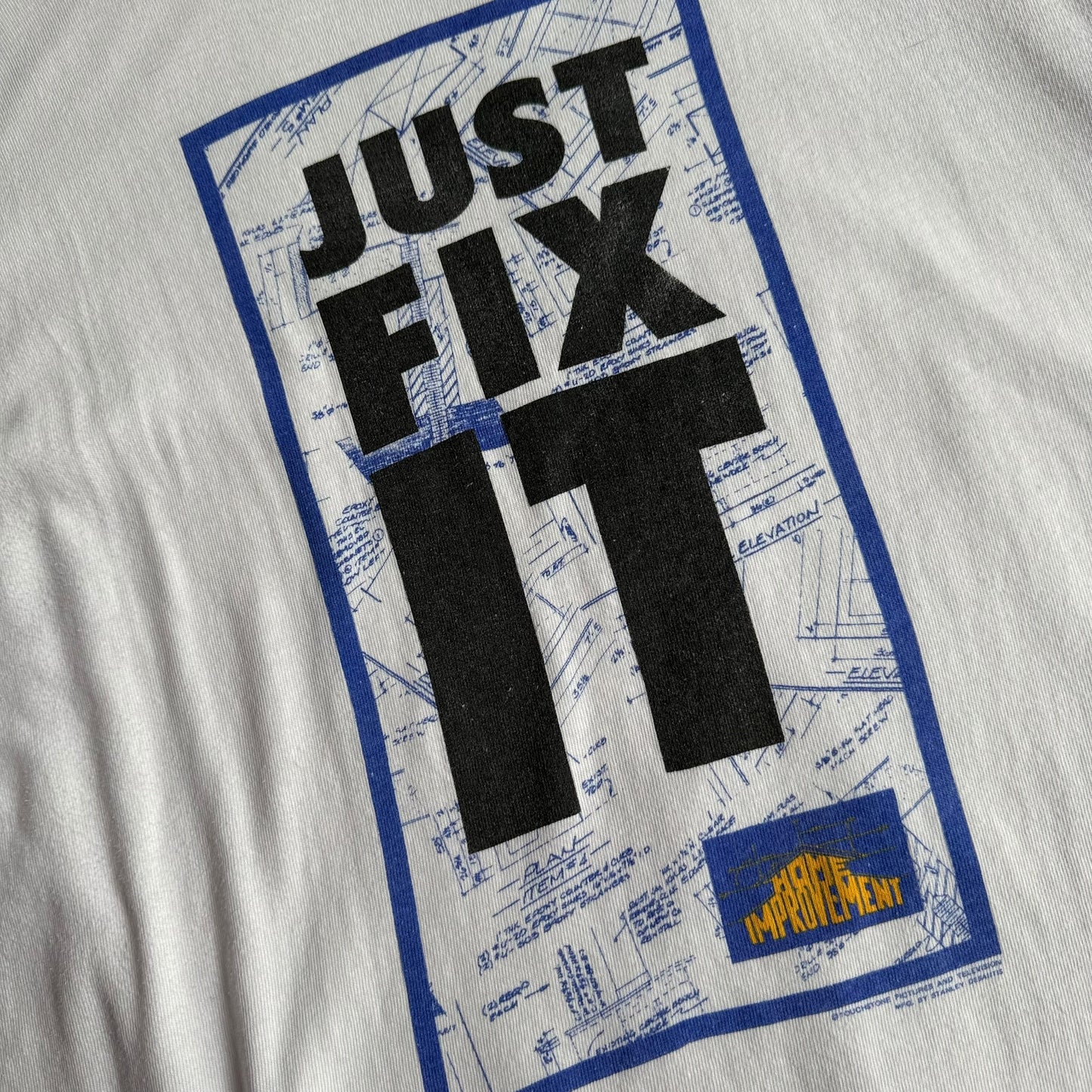 【USED】HOME IMPROVEMENT JUST FIX IT S/SL TEE 半袖Tシャツ L-XLサイズ相当