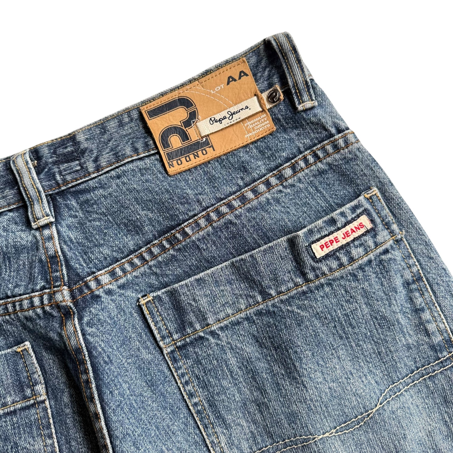 【USED】Pepe Jeans London Baggy Denim Shorts ぺぺジーンズ デニムショーツ 34inch
