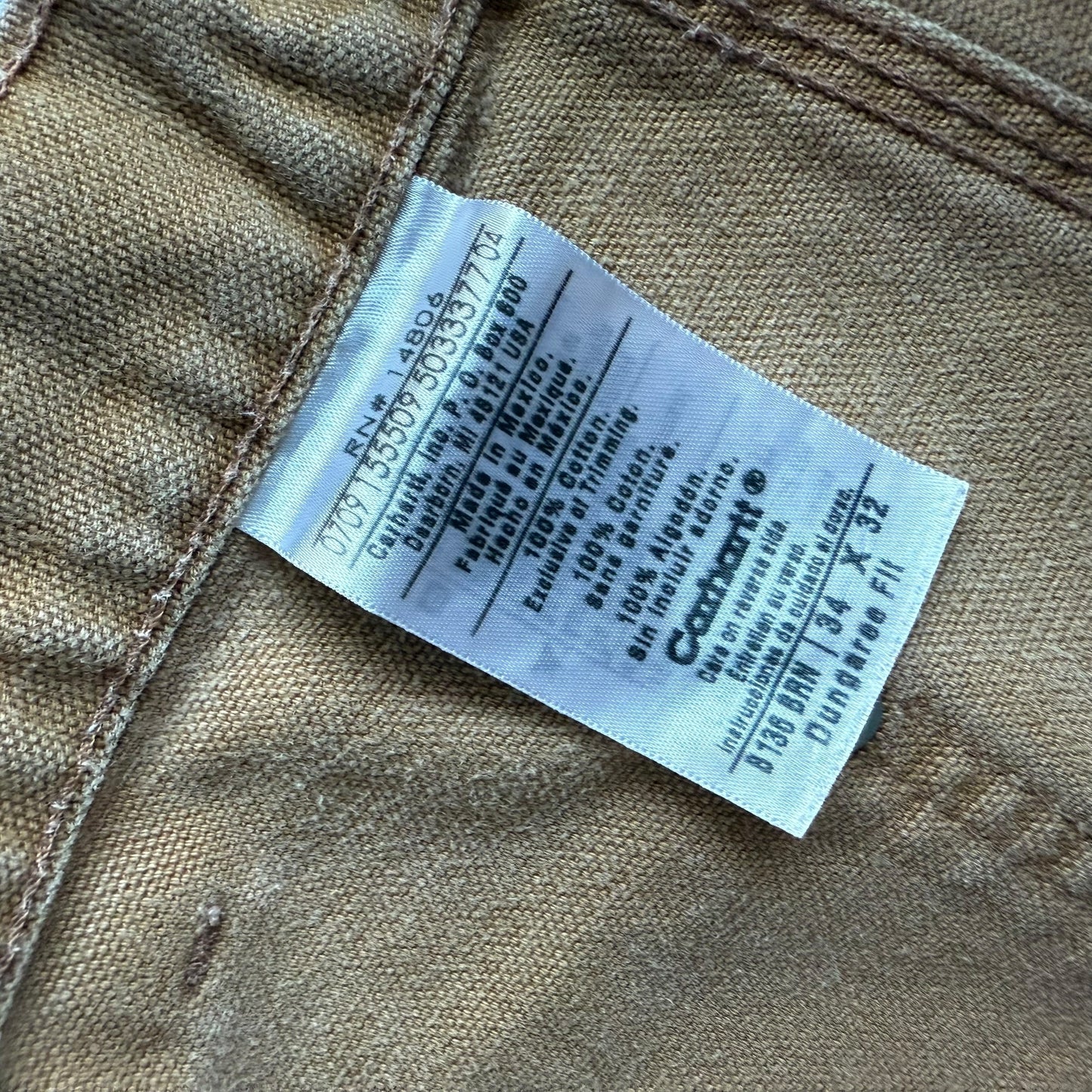 【USED】Carhartt Double Knee Duck Painter Pants