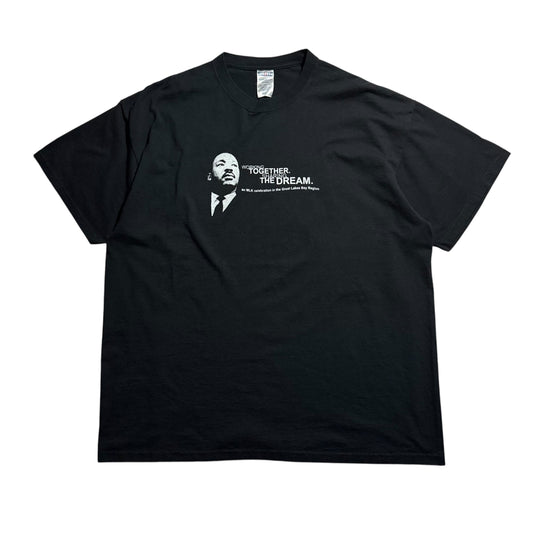 【USED】Jerzees ジャージーズ Martin Luther King, Jr S/SL Tee キング牧師 RMK記念式典 ブラック 2XL