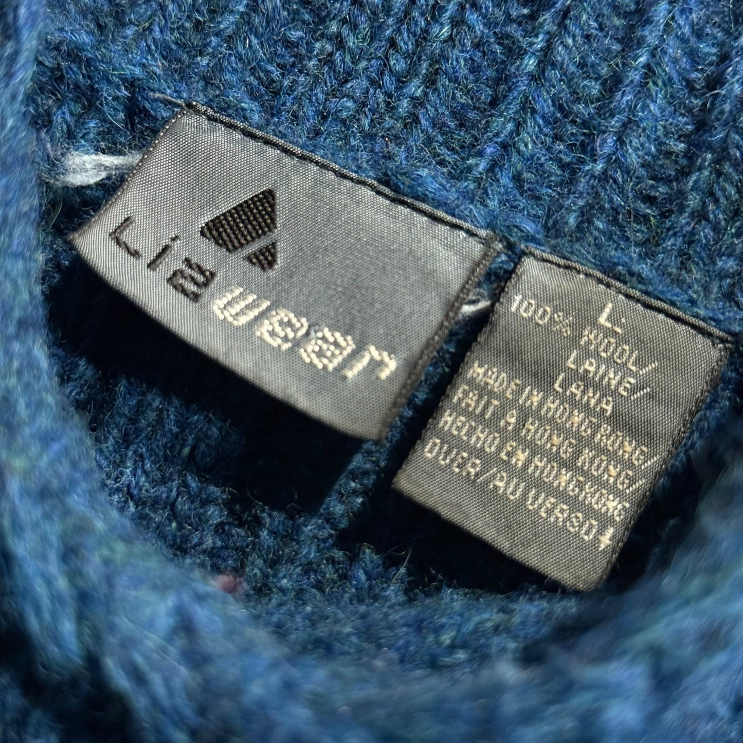 【USED】Lizwear Mocneck Wool Sweater