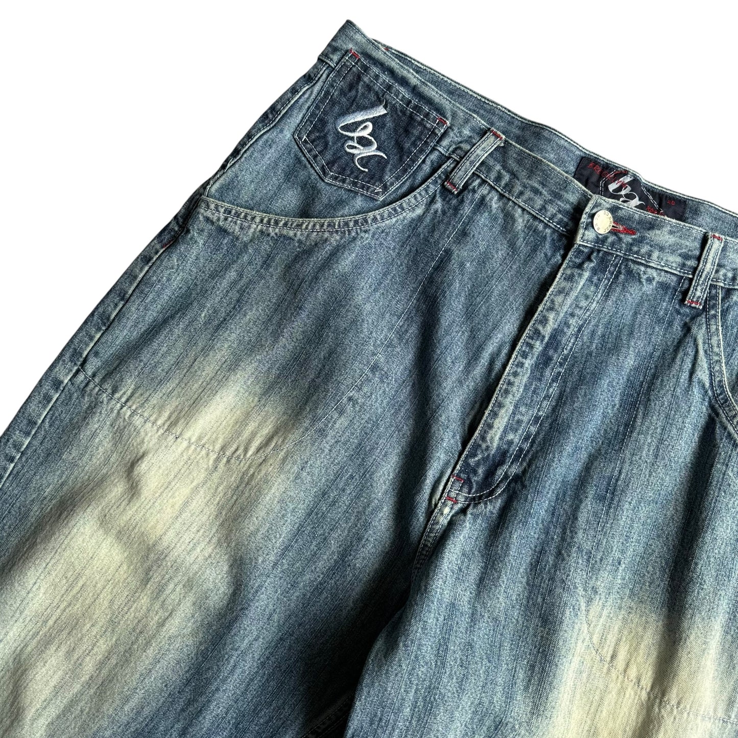 【USED】BROOKLYN EXPRESS WASHED BAGGY JEANS