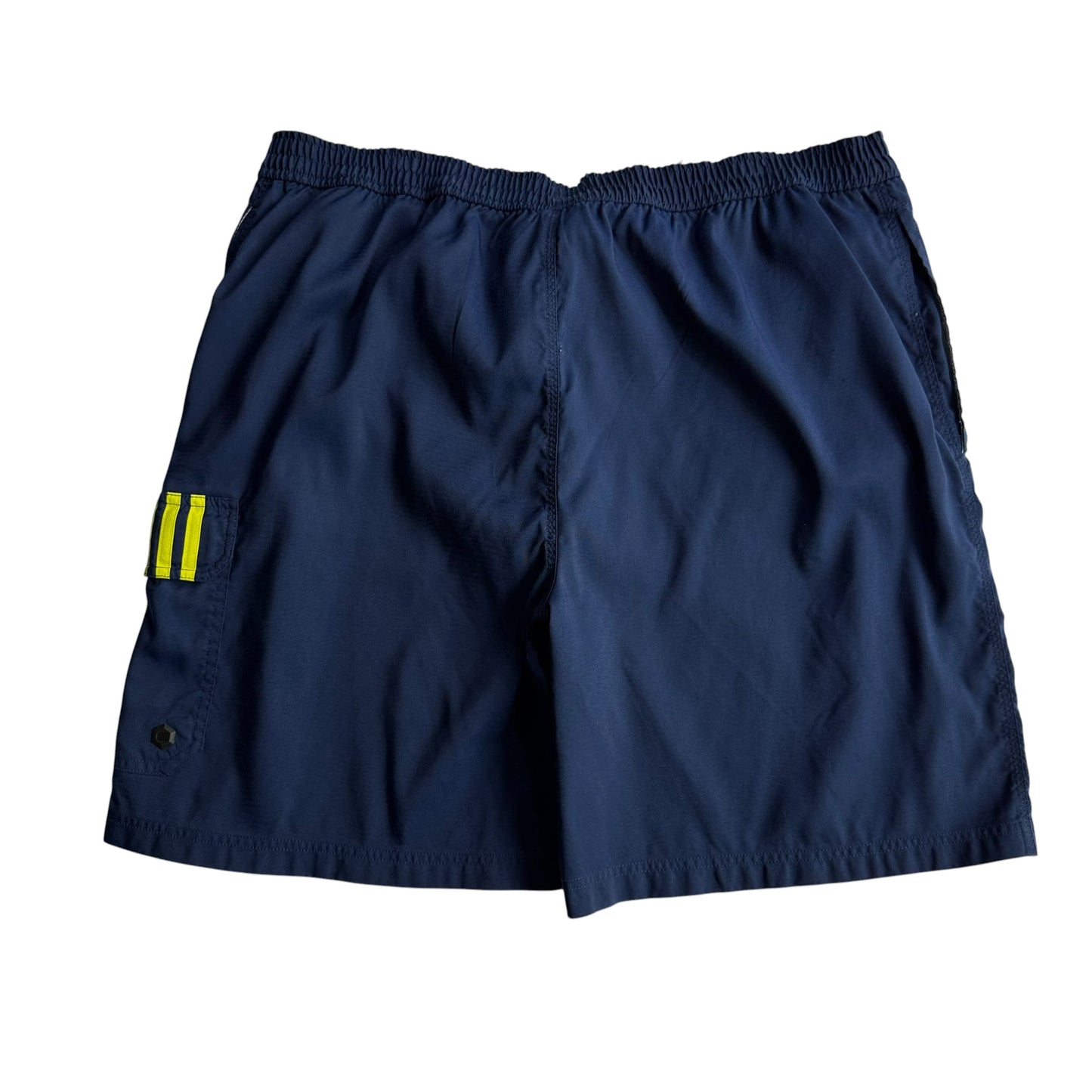 【USED】90s adidas アディダス Swim Trunk ナイロンショーツ バギーフィット XXLサイズ