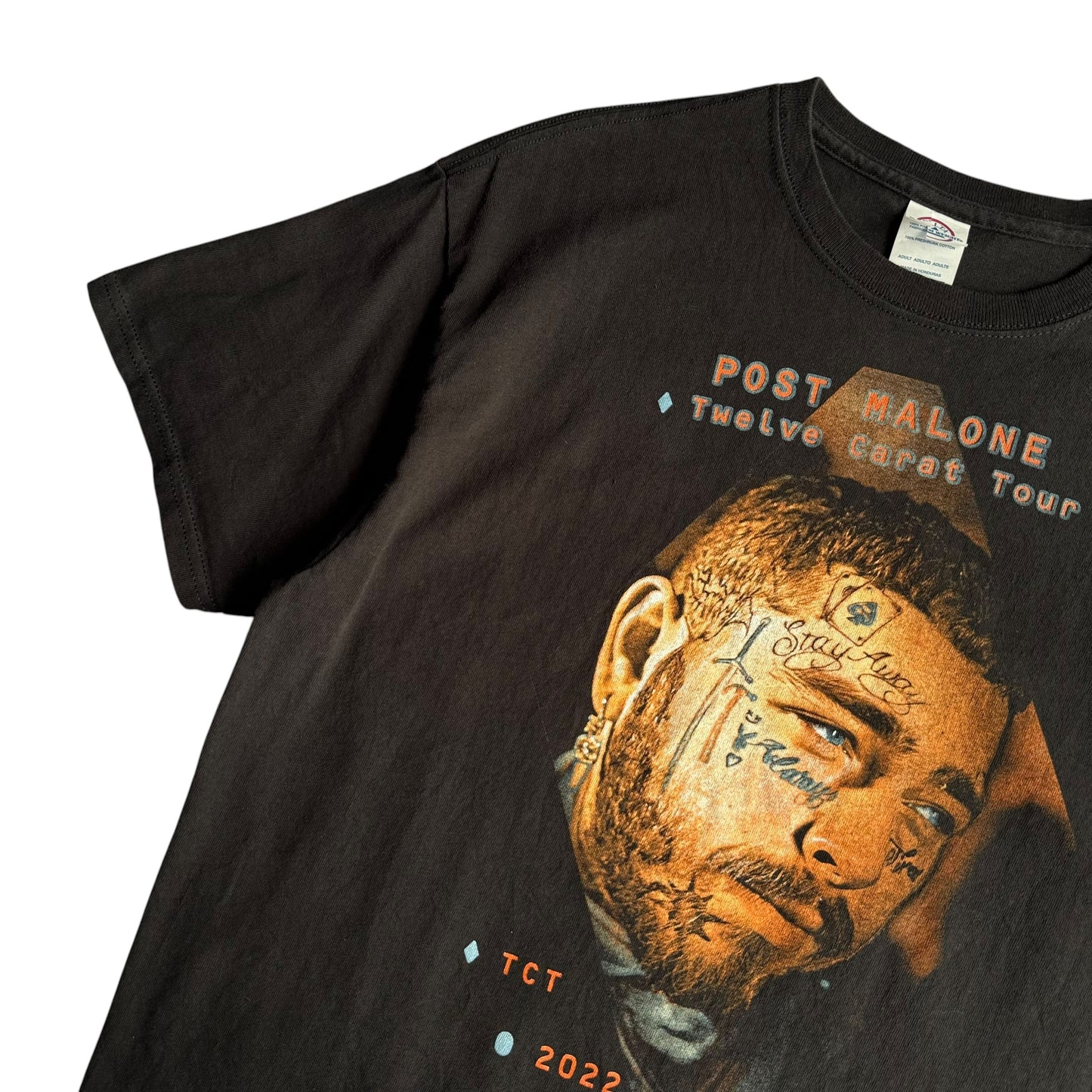 【USED】Post Malone ポストマローン DELTA S/SL Tee 半袖Tシャツ Lサイズ