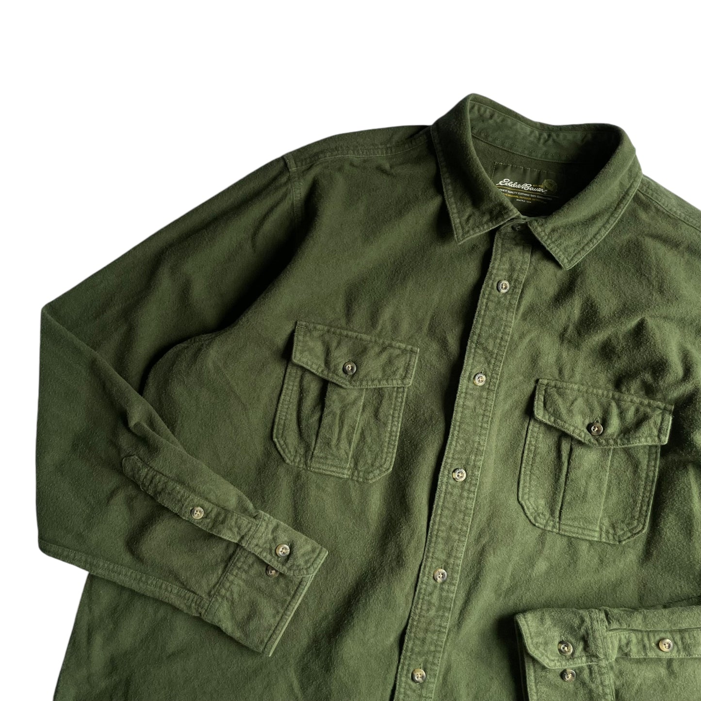 Eddie Bauer L/SL Cotton Shirt
