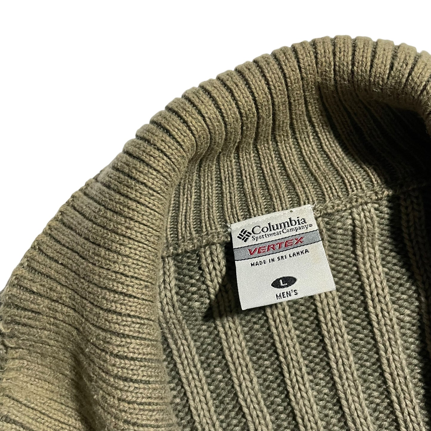 【USED】Columbia Full Zip Cotton Sweater