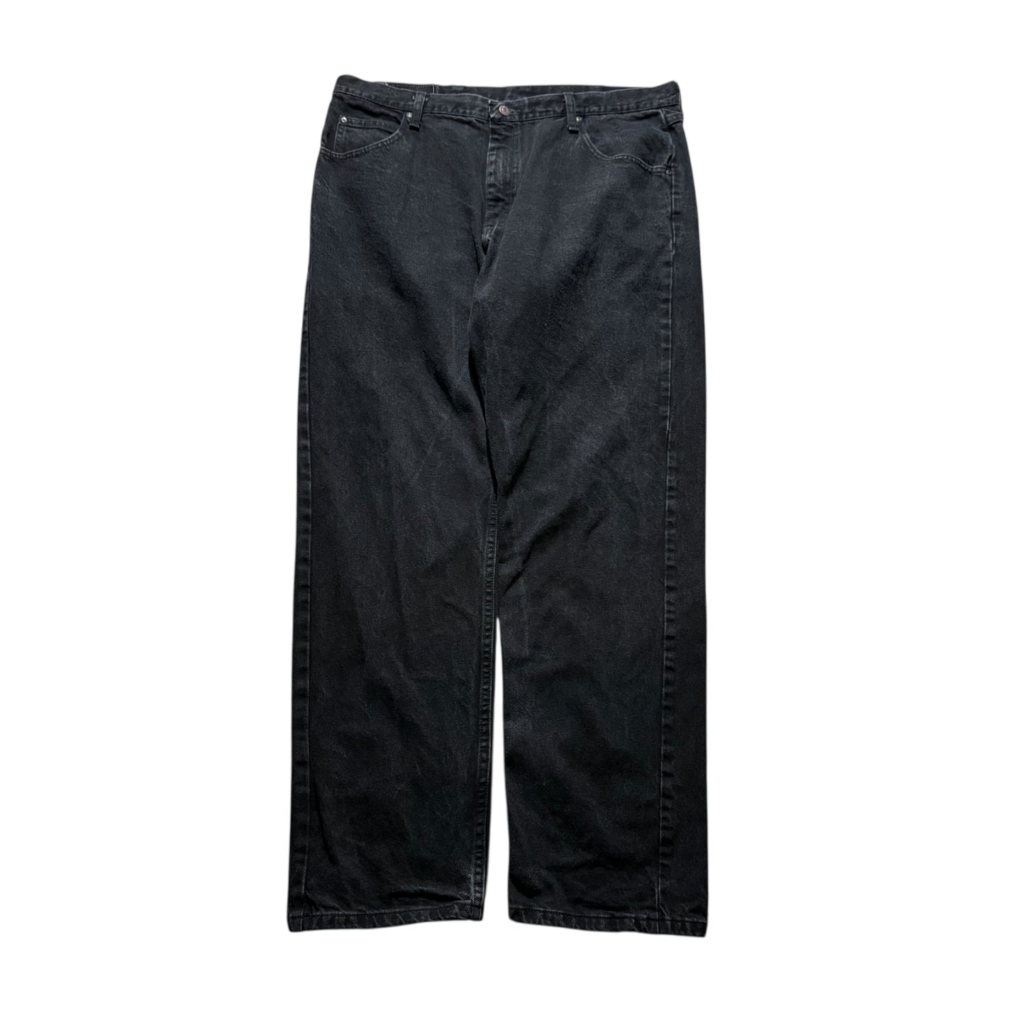 【USED】Wrangler 5 Pocket Black Denim Pants 38×32