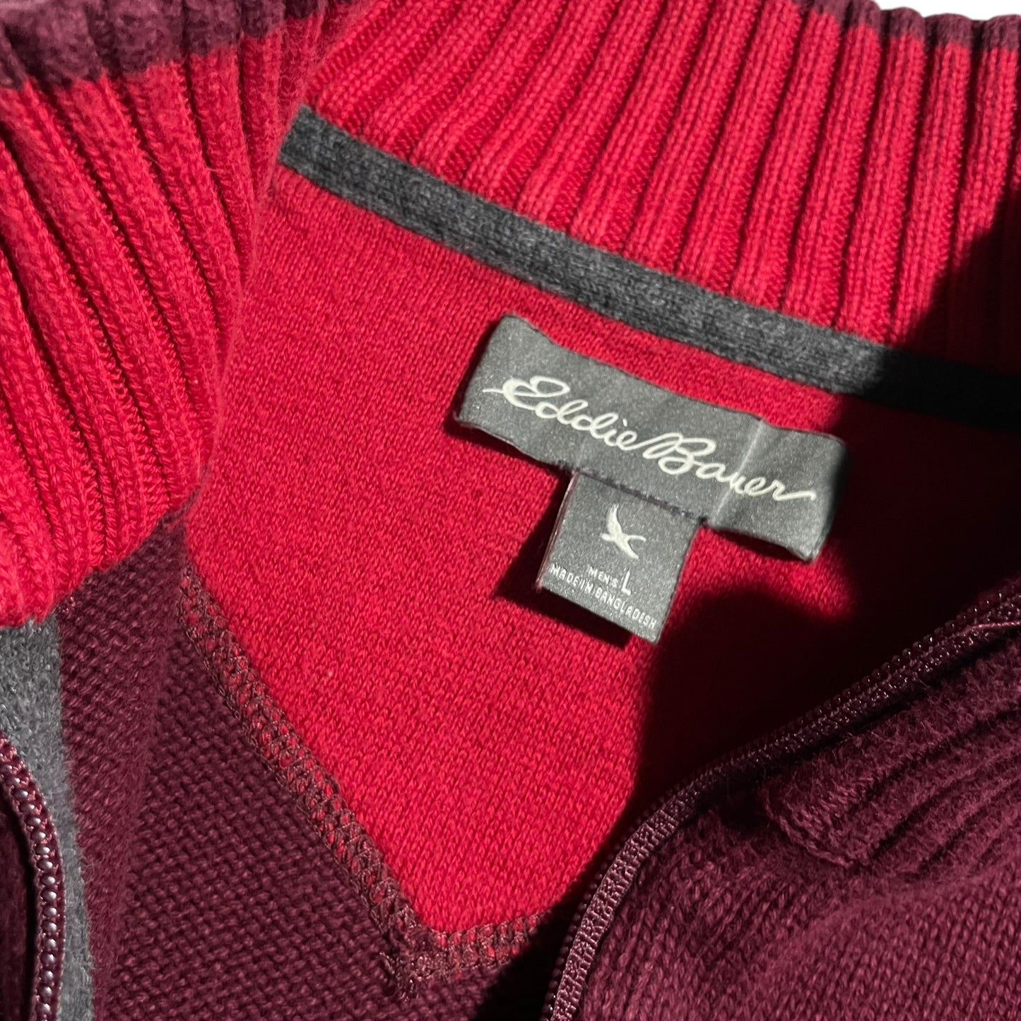 【USED】Eddie Bauer Half Zip Sweater